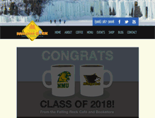Tablet Screenshot of fallingrockcafe.com